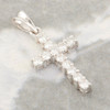 Second Hand 18ct White Gold 0.50 Carat Diamond Cross Pendant