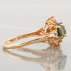 Second Hand 14ct Gold Diopside and Diamond Dress Ring