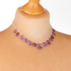 Antique 15ct Gold Amethyst and Seed Pearl Choker Necklace