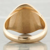 Second Hand 9ct Gold Smooth Oval Signet Ring