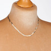 Second Hand 18ct 3 Colour Gold 17” Triple Herringbone Chain Necklace