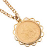 Second Hand 1906 Half Sovereign Pendant and Chain