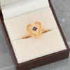 Second Hand 21ct Gold Openwork Heart Ring