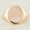 Second Hand 9ct Gold Plain Oval Signet Ring