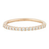 9ct Yellow Gold Slimline Diamond Eternity Ring 