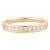 18ct Gold Princess Cut Diamond Eternity Ring – Channel Set