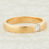 18ct Gold Channel Set Diamond Solitaire Ring