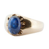 Pre-Owned 14ct Gold Sapphire Signet Ring