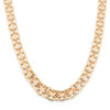 Second Hand 18ct Gold 16” Twin Curb Chain Necklace