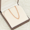 Second Hand 9ct Rose Tinge Gold 16” Belcher Chain Necklace