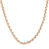 Antique 9ct Gold 17” Diamond Cut Belcher Chain Necklace