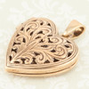 Second Hand 9ct Gold Openwork Heart Locket