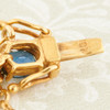 Second Hand 18ct Gold Sapphire and Diamond Line Bracelet