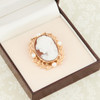 Second Hand 9ct Gold Cameo Pendant / Brooch