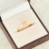 Second Hand 18ct Gold Curved Wedding Band Ring