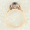 Vintage 18ct Gold Sapphire & Diamond Cluster Ring