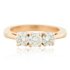 Second Hand 14ct Gold 3 Stone Trilogy Diamond Ring