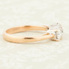 Second Hand 14ct Gold 3 Stone Trilogy Diamond Ring