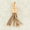 Antique Victorian 9ct Gold Tassel Pendant