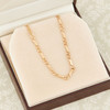 Second Hand 9ct Gold Link and Bar Chain Necklace