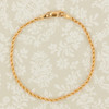 Second Hand 18ct Gold Rope Bracelet – 7 ½”
