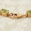 Second Hand 9ct Gold Peridot Bracelet