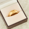 Vintage 22ct Gold Wide Patterned Wedding Ring