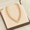 Second Hand 9ct Gold Chevron Link Necklace