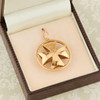 Vintage 18ct Gold Maltese Cross Pendant