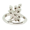 Second Hand 14ct Gold Flower Diamond Dress Ring