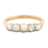 Vintage 18ct Gold Pearl & Diamond 5 Stone Ring