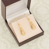 Second Hand 18ct Gold Meander Openwork Earrings