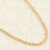 Second Hand 2 Colour 9ct Gold Rope Chain Necklace – 29”