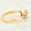 Second Hand 18ct Gold 5 Stone Diamond Cross Over Ring