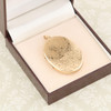 Second Hand 9ct Gold Engraved Locket