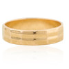 Second Hand 18ct Gold Flat Edged Plain Wedding Band Ring