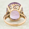 Second Hand 9ct Gold Amethyst Ring – small size