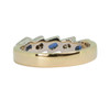 Second Hand 18ct Gold Sapphire & Diamond Eternity Ring - Rear View