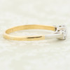 Art Deco 18ct Gold 3 Stone Diamond Ring