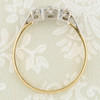 Art Deco 18ct Gold 3 Stone Diamond Ring
