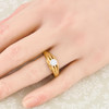 Vintage 18ct Gold Diamond Gypsy Ring