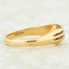 Vintage 18ct Gold Diamond Gypsy Ring