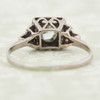 Antique 18ct White Gold Diamond Solitaire Engagement Ring