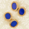 Second Hand 9ct Gold Lapis Lazuli Cufflinks