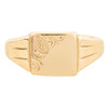 Second Hand 9ct Gold Rectangle Signet Ring