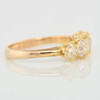 Antique 18ct Gold 5 Stone Diamond Ring – 1 Carat - Side View