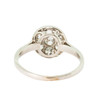 Vintage Edwardian 9ct Gold Diamond Daisy Cluster Ring