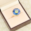 Second Hand 9ct Gold Mystic Topaz Ring