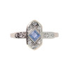 Vintage Edwardian 18ct Gold Sapphire and Diamond Dress Ring
