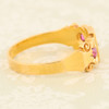 Antique 18ct Gold Ruby & Diamond Gypsy Ring